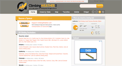Desktop Screenshot of climbingweather.com